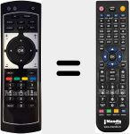 Replacement remote control for REMCON1227