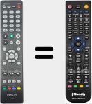 Replacement remote control for RC-1228 (30701026200AD)