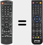Replacement remote control for SC-HC20