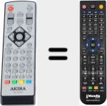 Replacement remote control for RC-HDMI