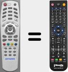 Ersatzfernbedienung f&uuml;r TAT410