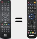 Ersatzfernbedienung für EasyHomeTDTComboNanoB (EasyHomeTDTComboNanB)