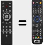 Replacement remote control for DIGI1000