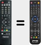 Replacement remote control for CCR540