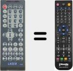 Replacement remote control for DVD300