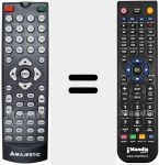 Replacement remote control for REMCON630