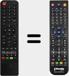 Replacement remote control for GENIUS-HD4