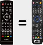 Replacement remote control for DT-3010HD