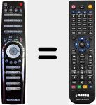 Replacement remote control for FBPVR335A02