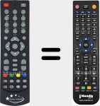 Replacement remote control for Germany
