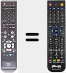 Ersatzfernbedienung f&uuml;r RC82