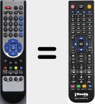 Replacement remote control for RC5320HD