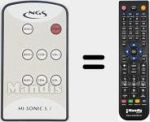 Replacement remote control for Hi-Sonic 5.1