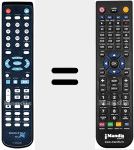 Replacement remote control for IR 6006N