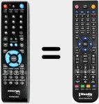 Replacement remote control for IR6750HDMI