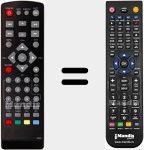 Replacement remote control for T260
