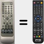 Replacement remote control for KF 8000 C