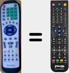 Ersatzfernbedienung für HD2038