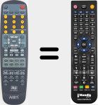 Replacement remote control for LW105E