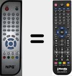 Ersatzfernbedienung f&uuml;r DHT31NRS