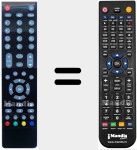 Replacement remote control for RC2712