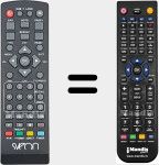 Replacement remote control for REMCON2127