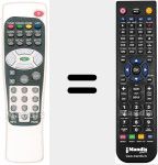 Replacement remote control for RG 405