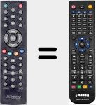 Replacement remote control for SRT6410