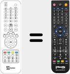 Ersatzfernbedienung f&uuml;r TELE002