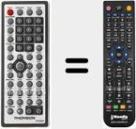 Ersatzfernbedienung für DTH725DVB-T