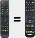 Replacement remote control for LD2500