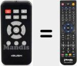 Replacement remote control for CBAR6BT