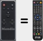 Replacement remote control for DM 8.2