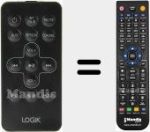 Replacement remote control for LOG105000784