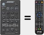Replacement remote control for WAVE MUSIC SYSTEM 1