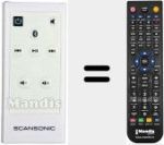 Replacement remote control for M7