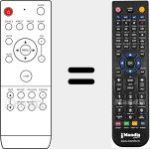 Replacement remote control for BENQ009
