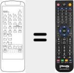 Replacement remote control for 076100R003