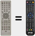 Replacement remote control for 076N0GY030