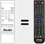 Replacement remote control for P147R