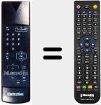 Ersatzfernbedienung für 100 TS 004