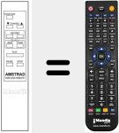 Replacement remote control for 151472