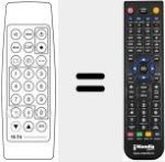 Ersatzfernbedienung f&uuml;r 15 T 4