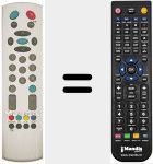 Replacement remote control for 2100