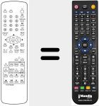 Replacement remote control for RM 07201