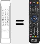 Replacement remote control for TV A 1