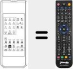 Replacement remote control for 40 / 100 SPAGNA