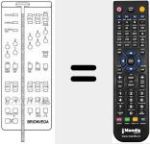 Replacement remote control for 412.01.8061