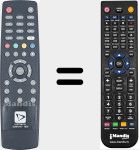 Ersatzfernbedienung f&uuml;r 42501810-1820