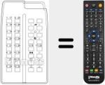 Replacement remote control for 5014 1210